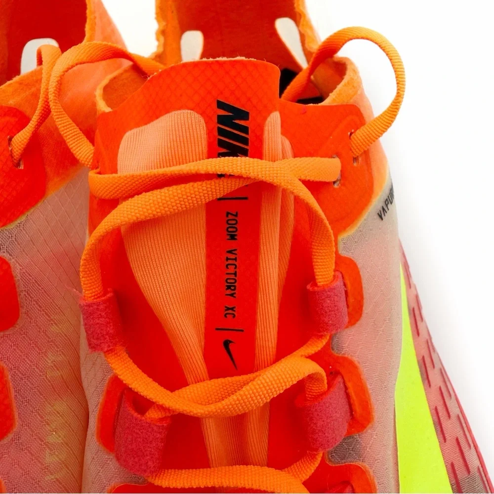 Nike Zoom Victory Waffle 5 XC Track Shoes Mens Size 8 Total Orange Volt New